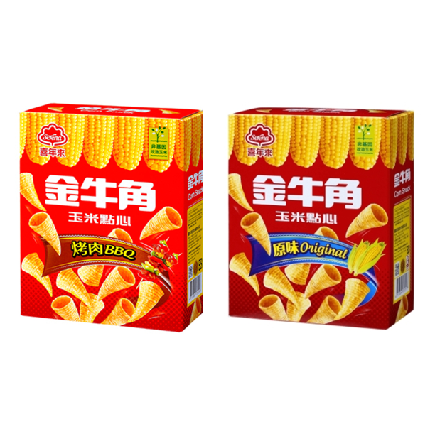 （箱購）喜年來-金牛角35g(12入/箱)(原味/烤肉)