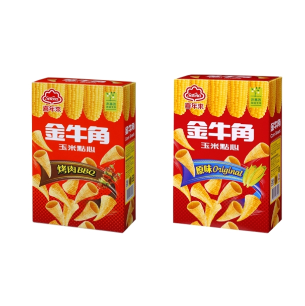 （箱購）喜年來-金牛角60g(12入/箱)(原味/烤肉)