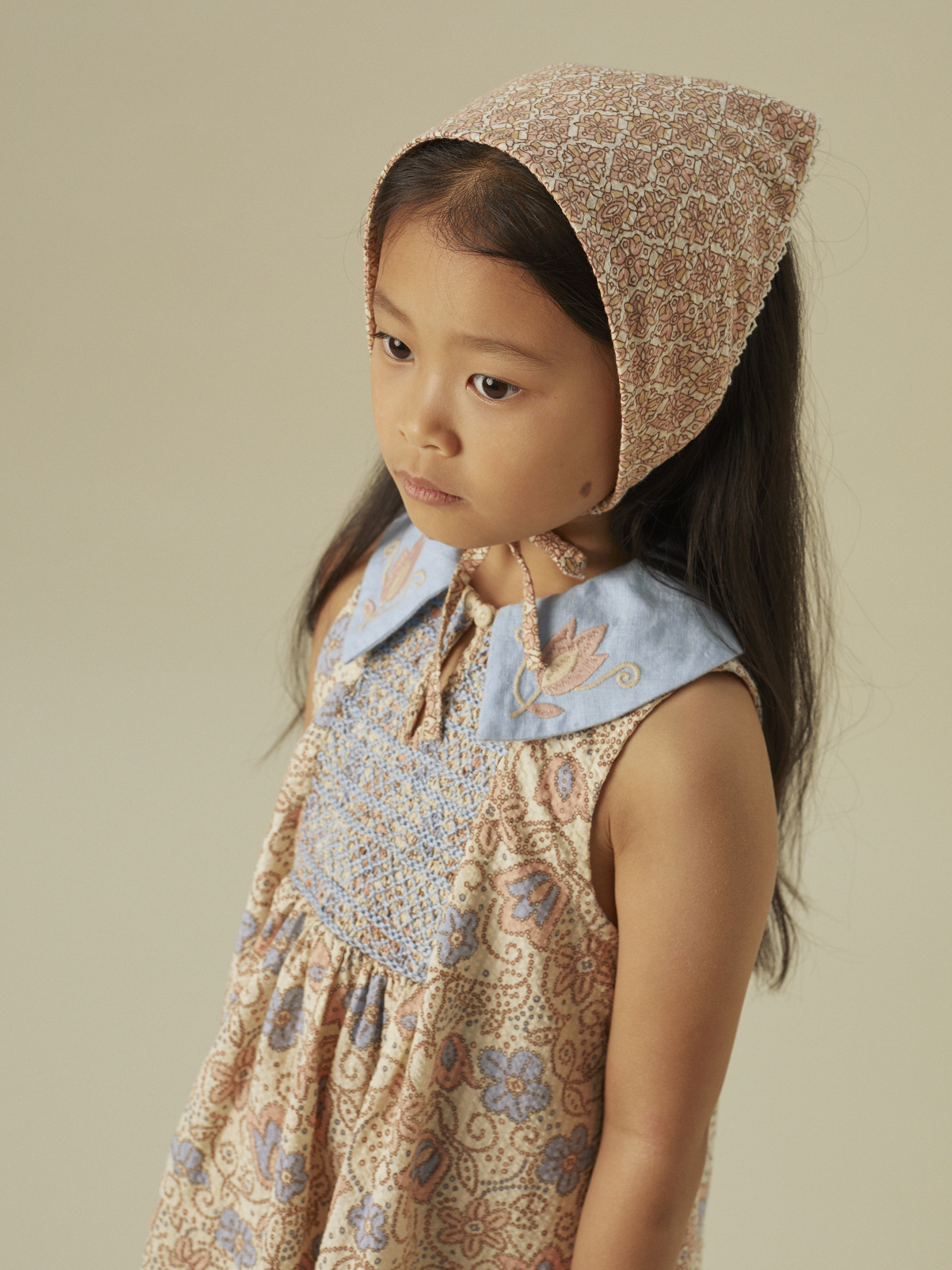 APOLINA - Inga Dress（Bellflower Carnation）