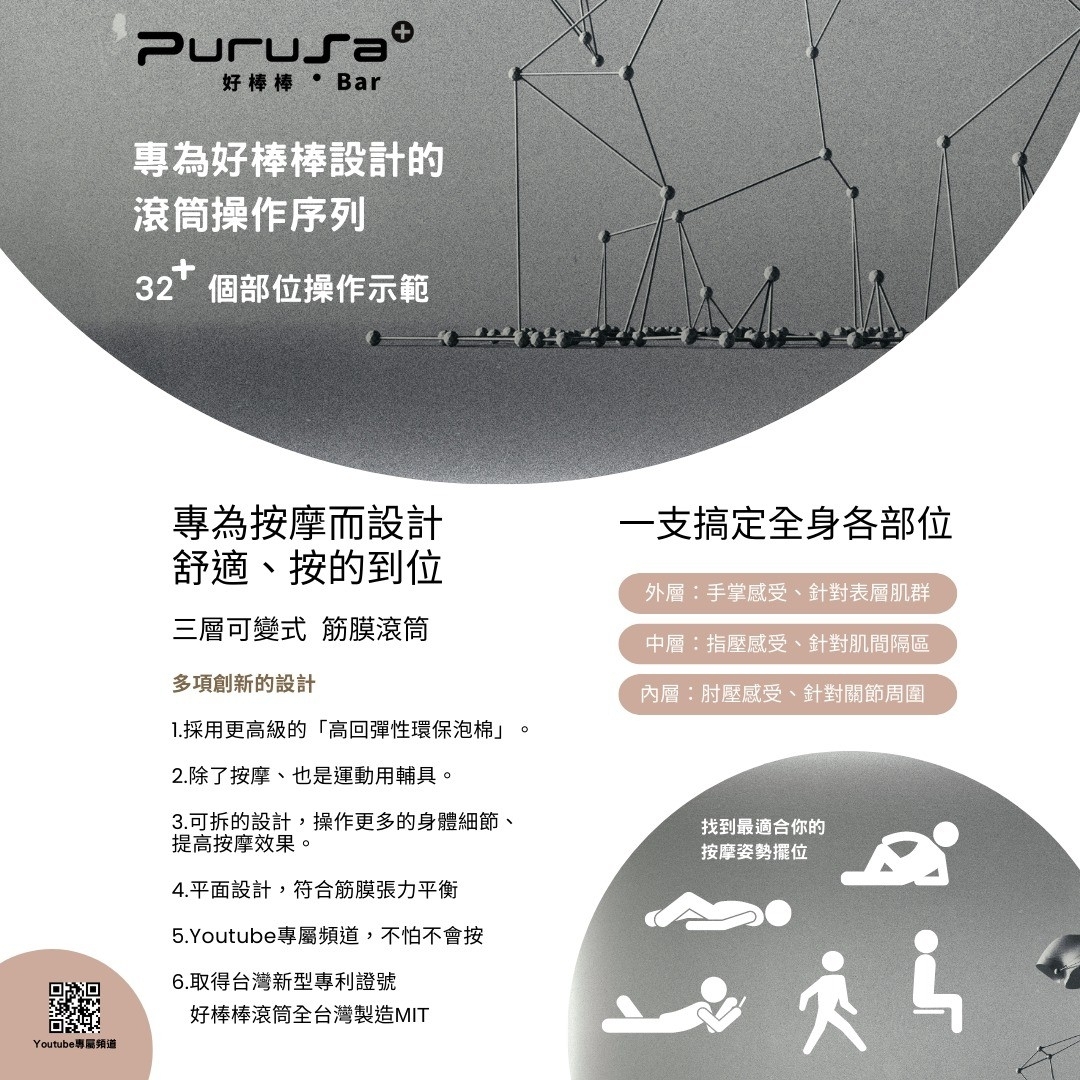 PurusaBar 好棒棒 三層滾筒