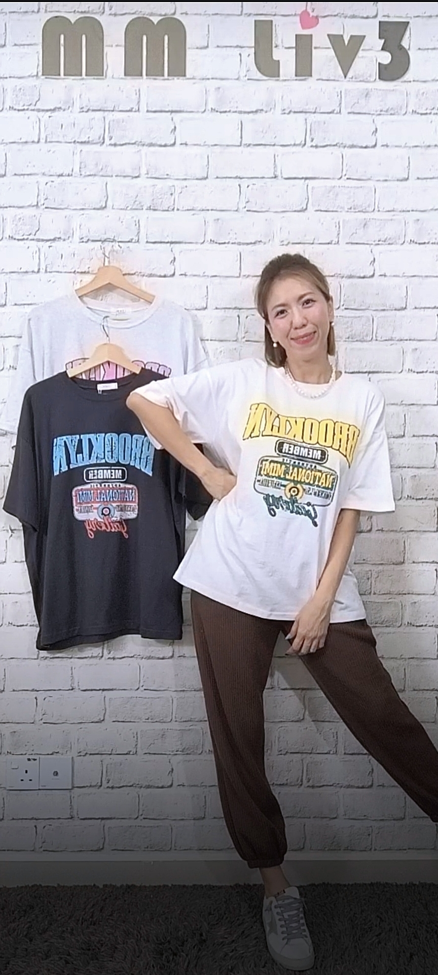 2486 RM99 🇰🇷Made in Korea ▶️韓國brooklyn T 👉B:130cm👈
