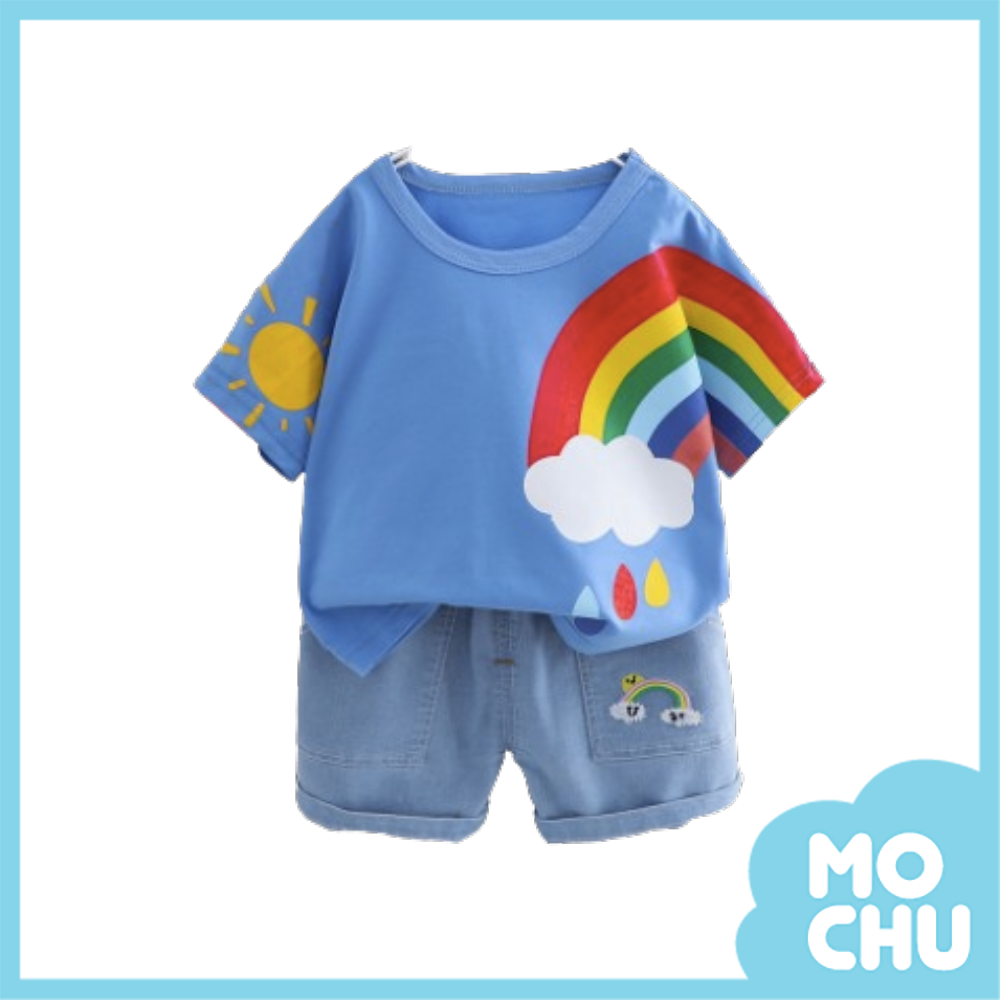 天氣之子短袖套裝(三色）