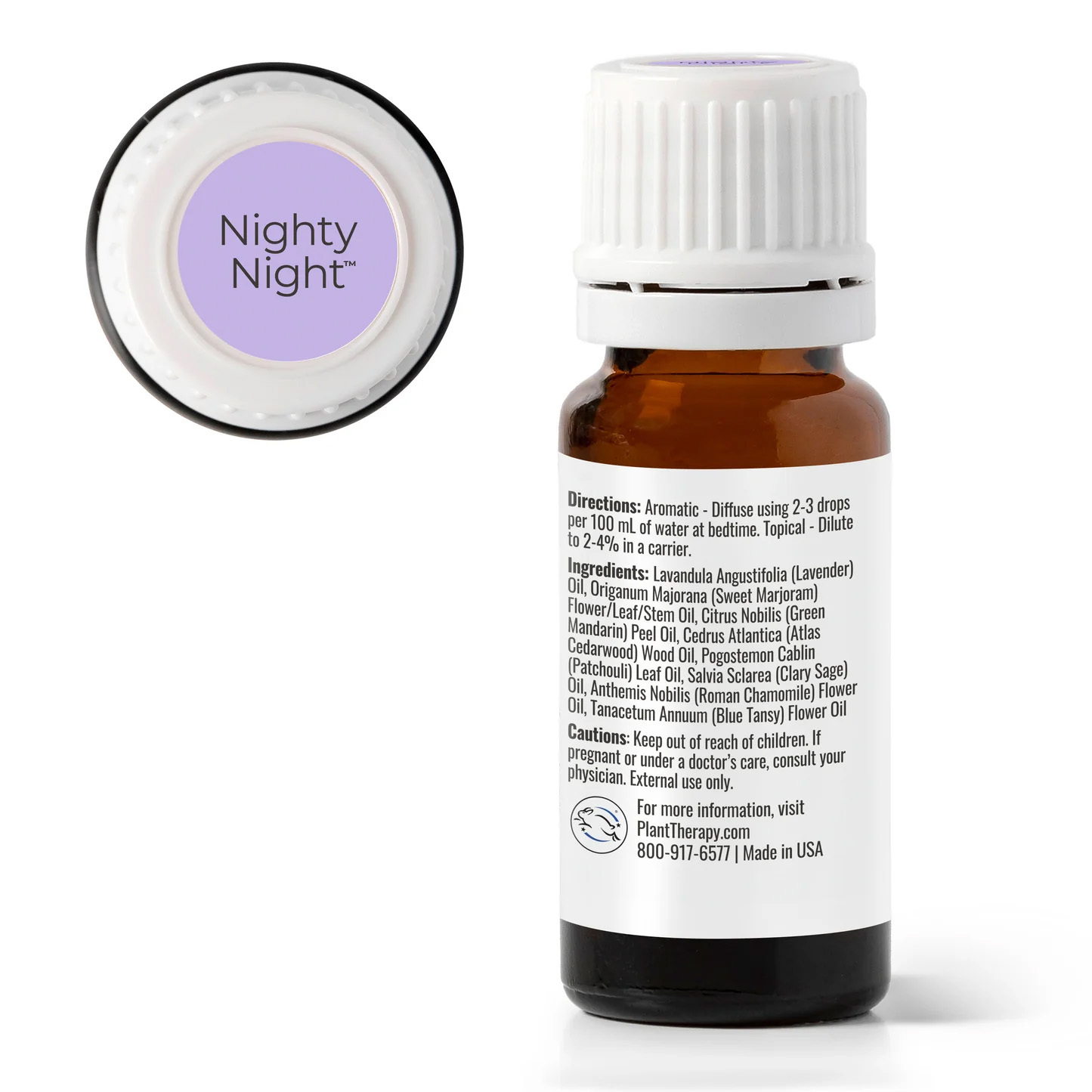 ［助眠伴侶］美國 Plant Therapy 甜睡減壓 Nighty Night 兒童安全精油 - 30ml