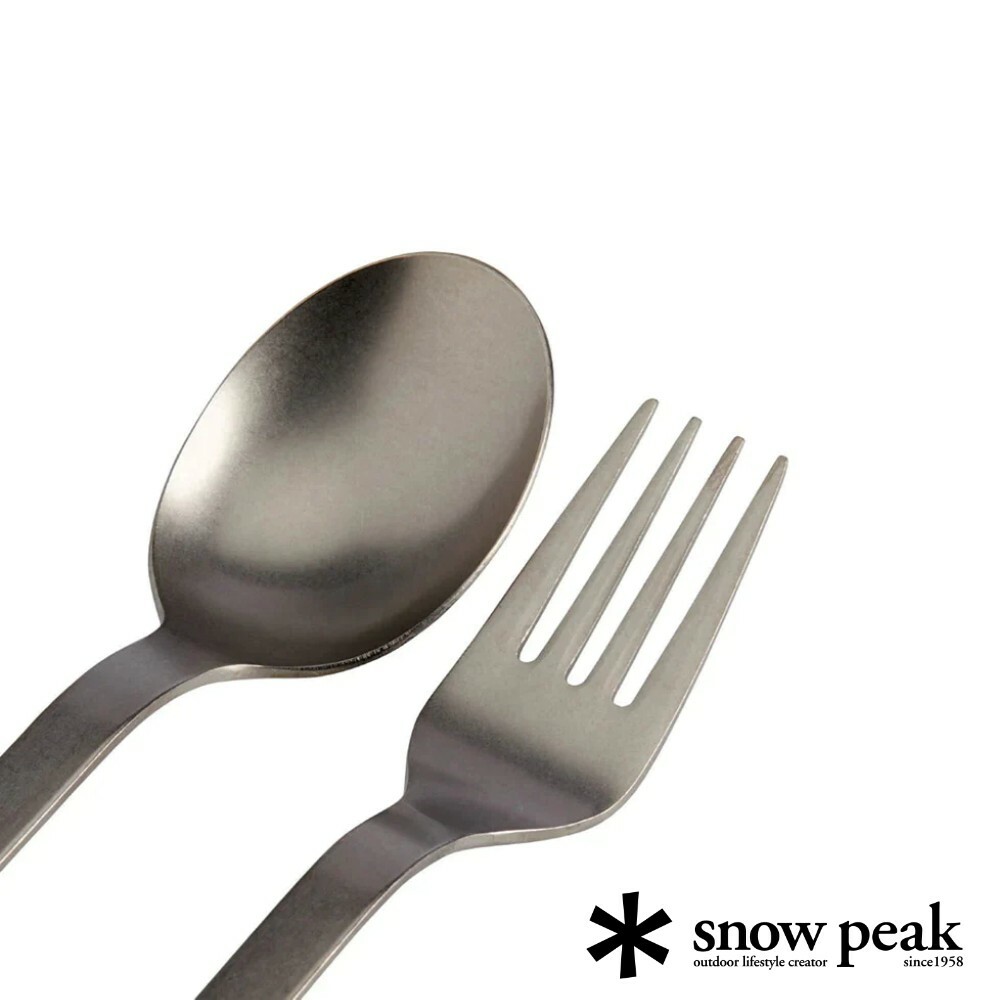 Snow Peak 鈦金屬叉匙組