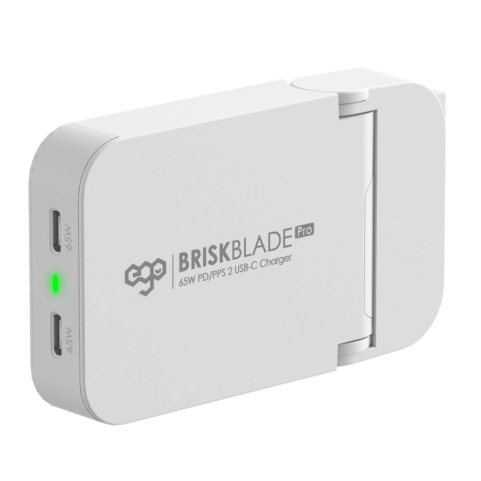 EGO 65W 刀鋒 Brisk Blade Pro氮化鎵摺疊充電器