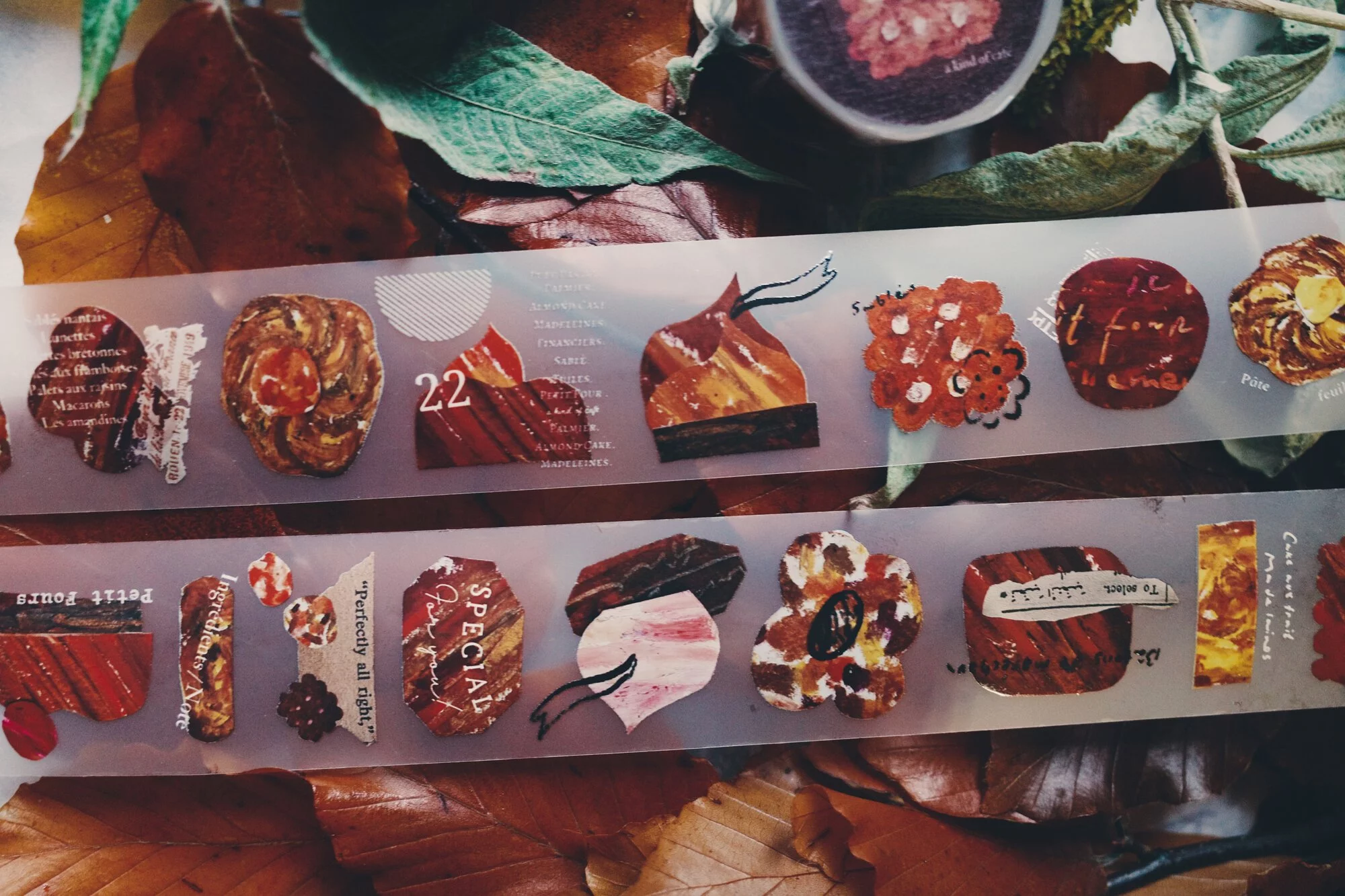 PET膠帶 盛甜花餅 SweetLittles｜什物A kind of cafe 台灣