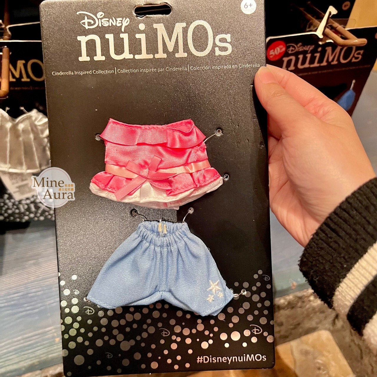 nuiMOs 桃紅白色上衣 星星刺繡藍褲 造型服裝 (無娃娃) -香港迪士尼樂園