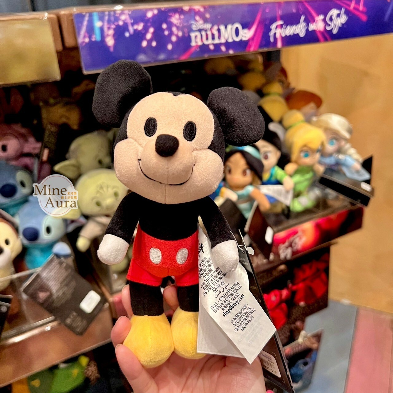 (現貨) nuiMOs 米奇 Mickey 可動關節 絨毛 娃娃公仔 -香港迪士尼樂園