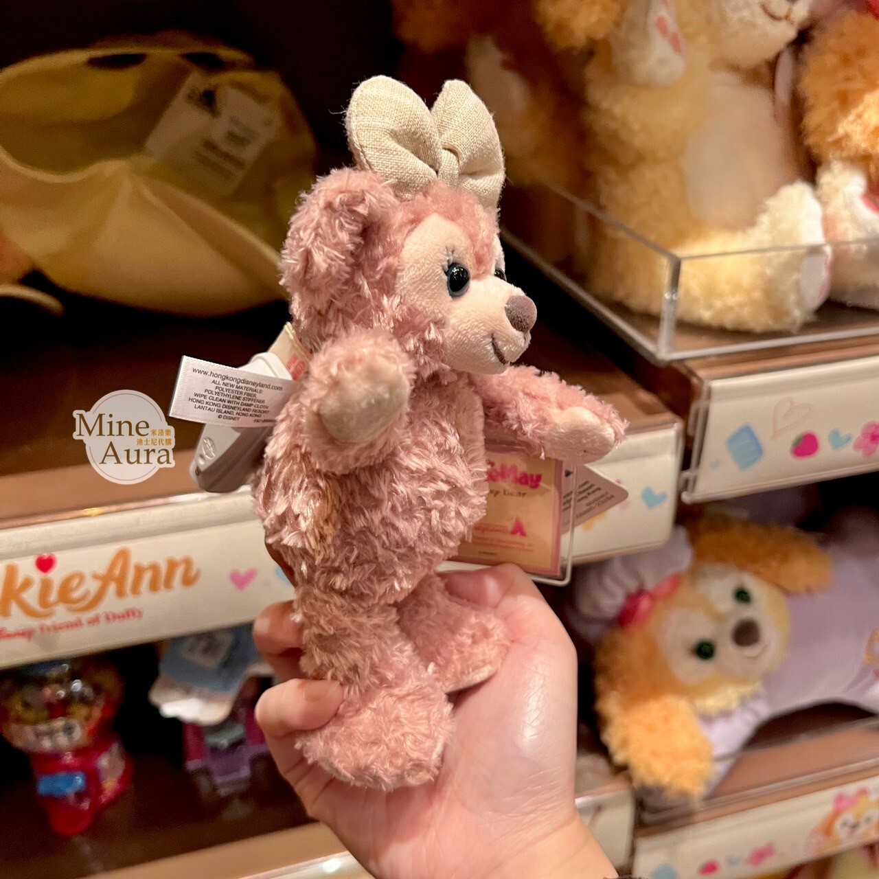 (現貨) 雪莉玫 ShellieMay 可擺姿勢 絨毛 娃娃公仔 -香港迪士尼樂園