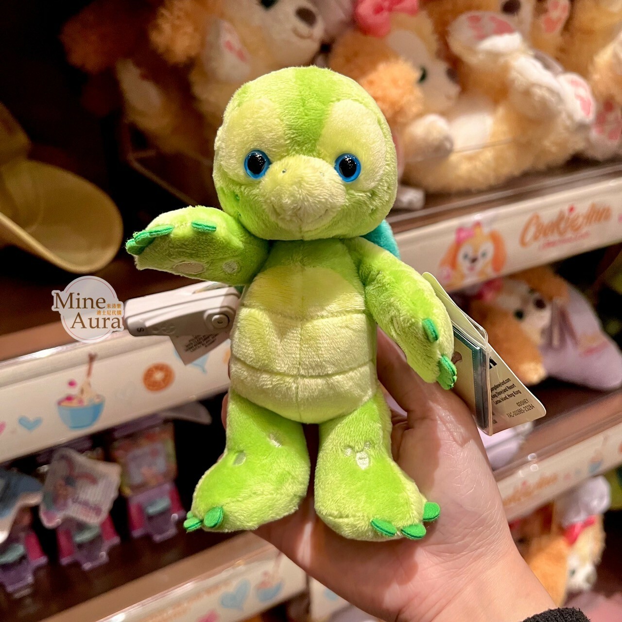 (現貨) 奧樂米拉 海龜 OluMel 可擺姿勢 絨毛 娃娃公仔 -香港迪士尼樂園