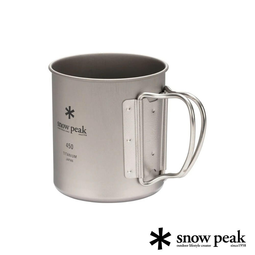 Snow Peak 鈦金屬單層杯 450ml