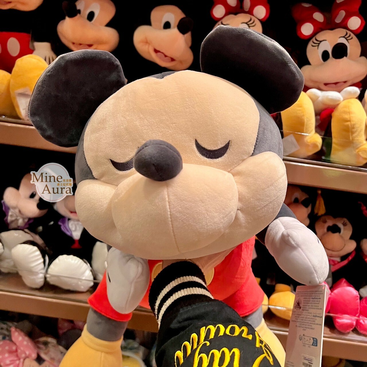 米奇 Mickey 趴趴 趴姿 睡顏 娃娃 玩偶 -香港迪士尼樂園