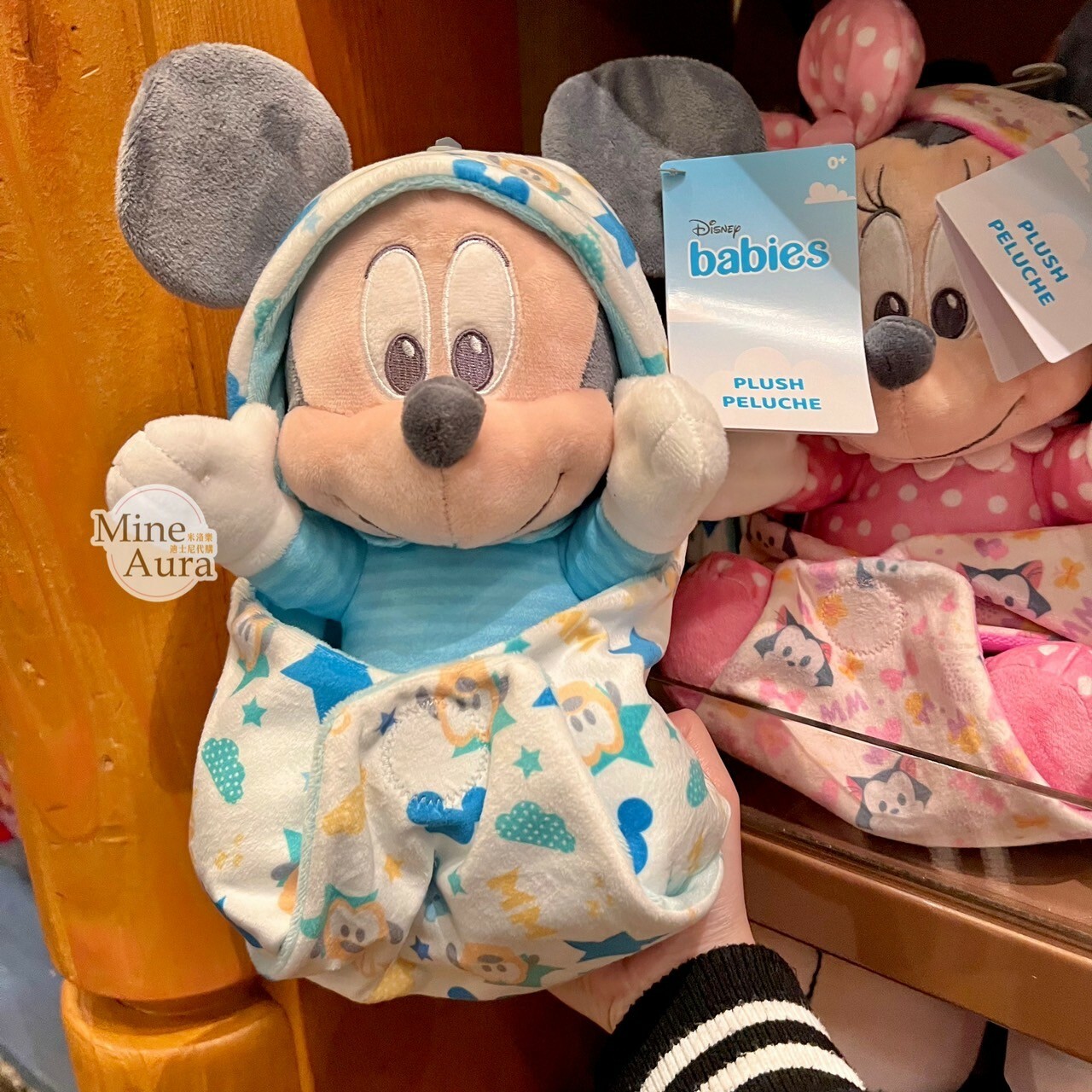 米奇 Mickey 寶寶 包巾 娃娃 玩偶 -香港迪士尼樂園