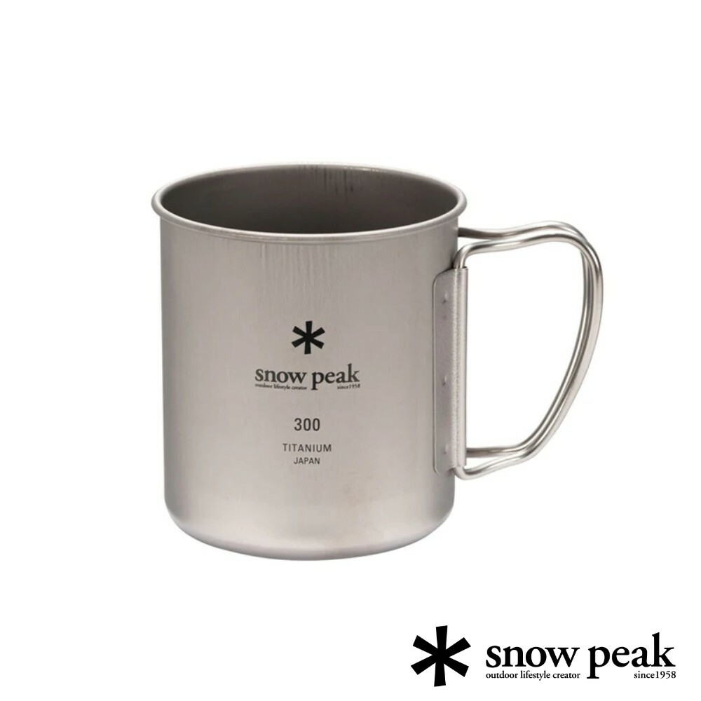 Snow Peak 鈦金屬單層杯 300ml