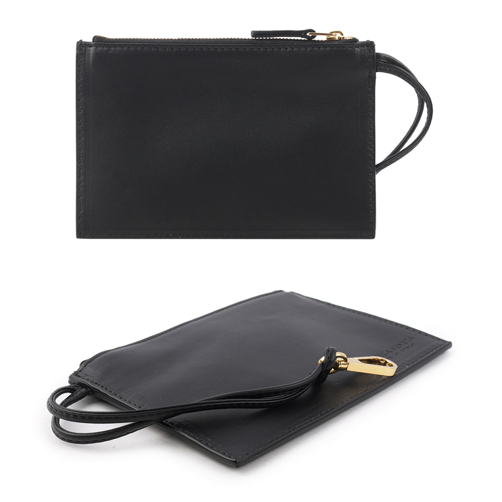 【BOTTEGA VENETA】Candy Arco 大格小羊皮編織迷你二用包(黑色) 729029 VCQC2 8425