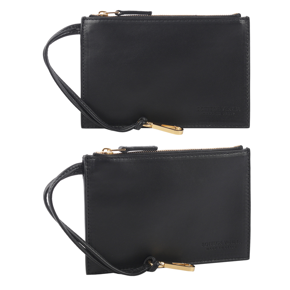 【BOTTEGA VENETA】Candy Arco 大格小羊皮編織迷你二用包(黑色) 729029 VCQC2 8425