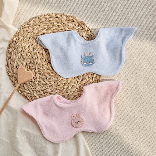 DOTFRIENDS毛圈布系列-棉花糖四重圍嘴