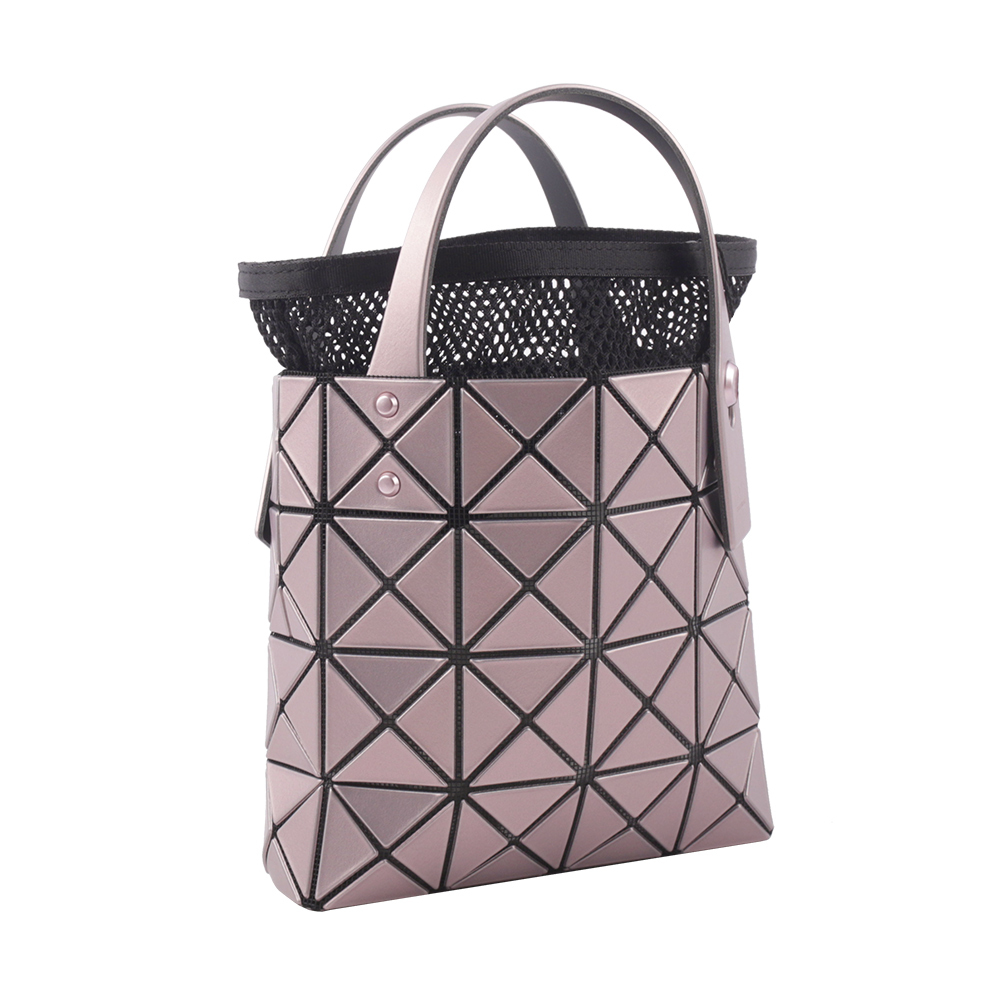 【ISSEY MIYAKE三宅一生】BAO BAO LUCENT BOXY 4X4 迷你金屬色手提包