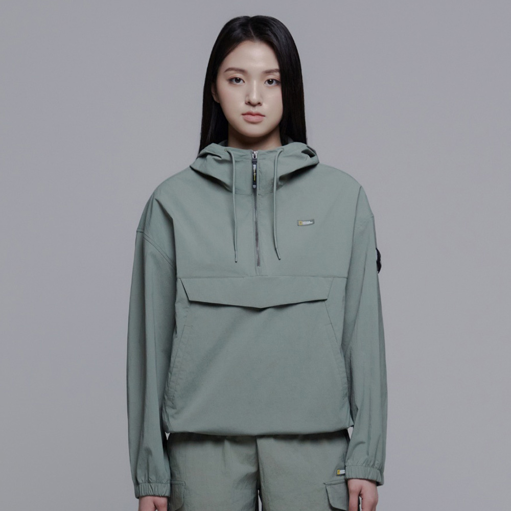 Women's CYGNUS Woven Stretch Hooded Anorak Jacket -