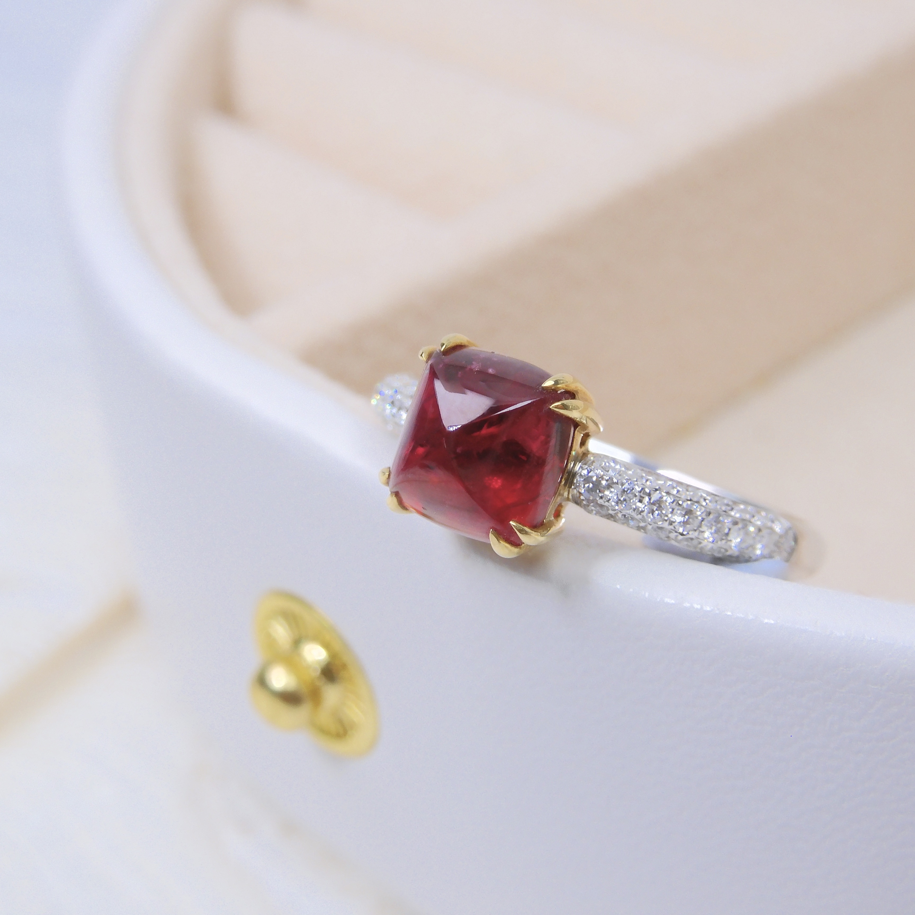 18K金 2.21ct 紅寶石戒指 (配國際證書)