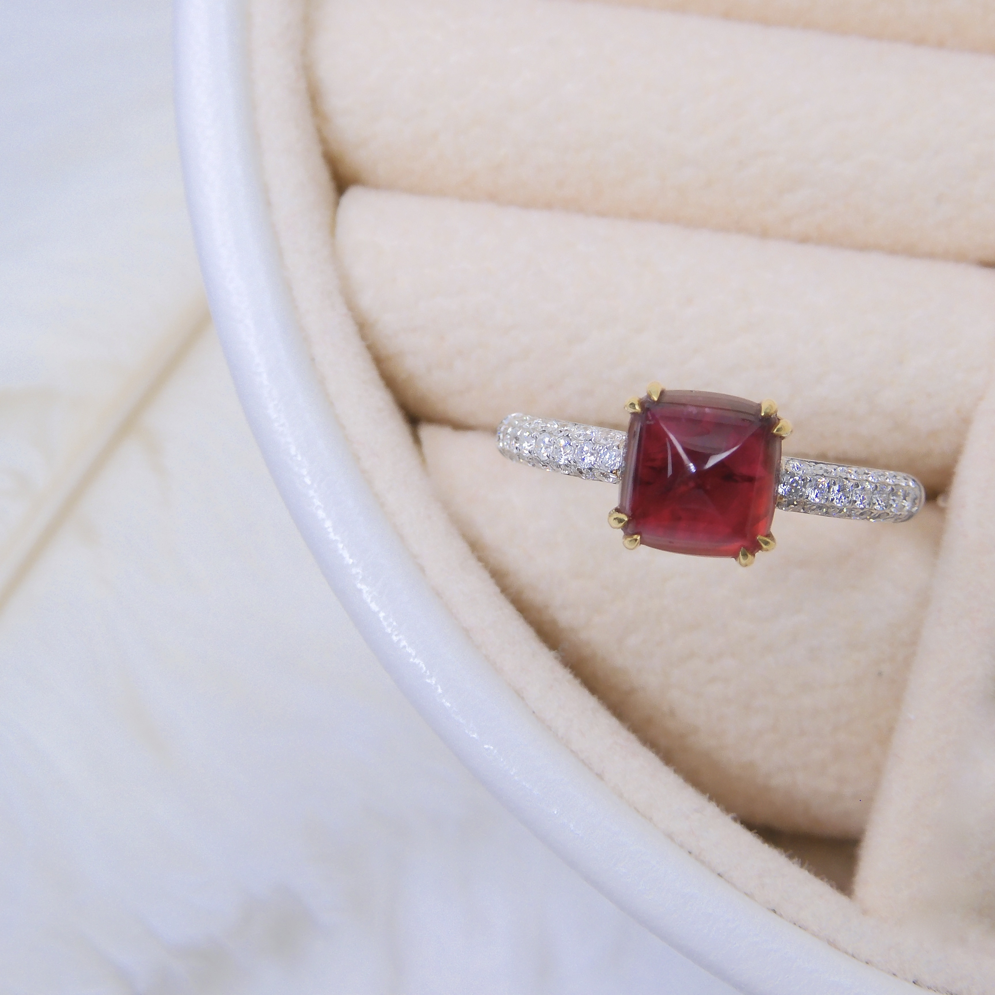 18K金 2.21ct 紅寶石戒指 (配國際證書)