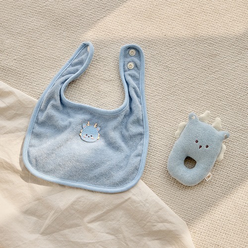 DOTFRIENDS毛圈布系列-棉花糖方形圍兜