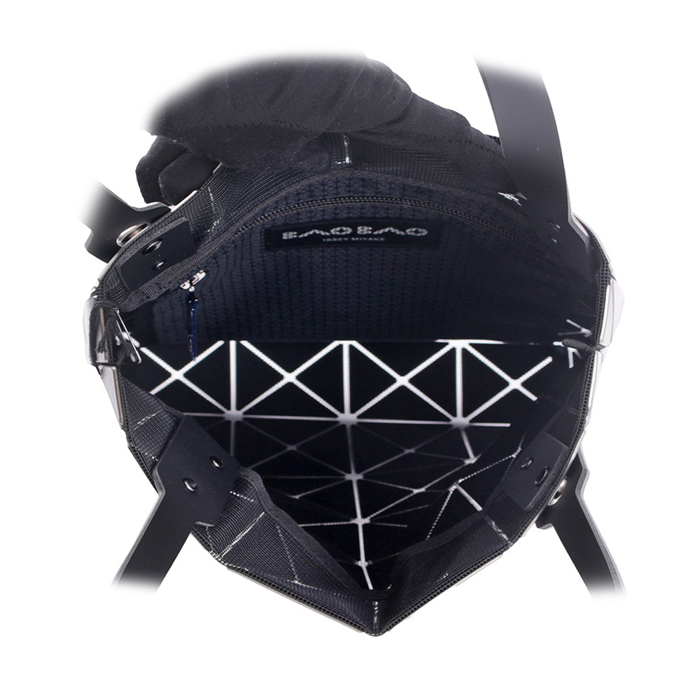 【ISSEY MIYAKE三宅一生】BAO BAO LUCENT BOXY 5X4 金屬色手提包(銀色) AG652 91