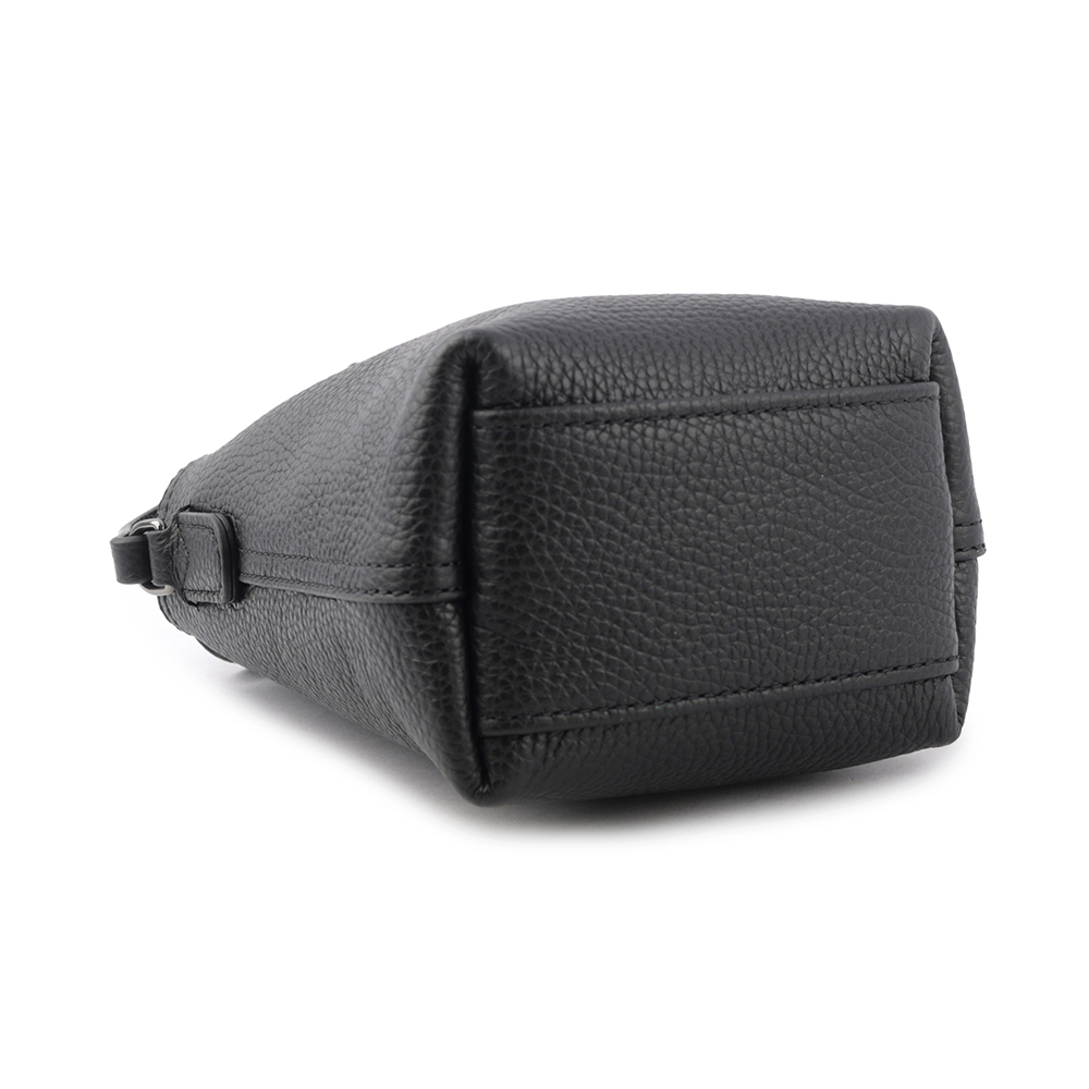 【LONGCHAMP】ROSEAU XS 竹節釦牛皮迷你斜背包(黑色) 10207 968 001