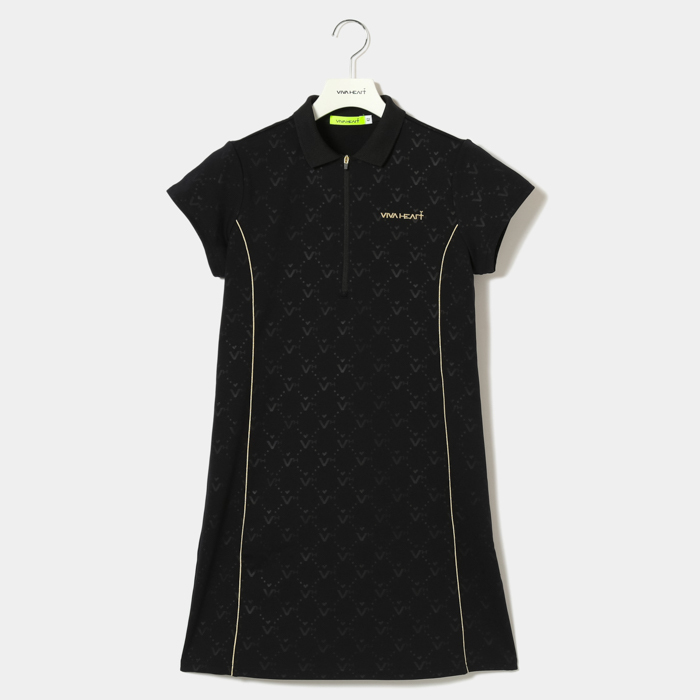 女士-字母緹花連身裙