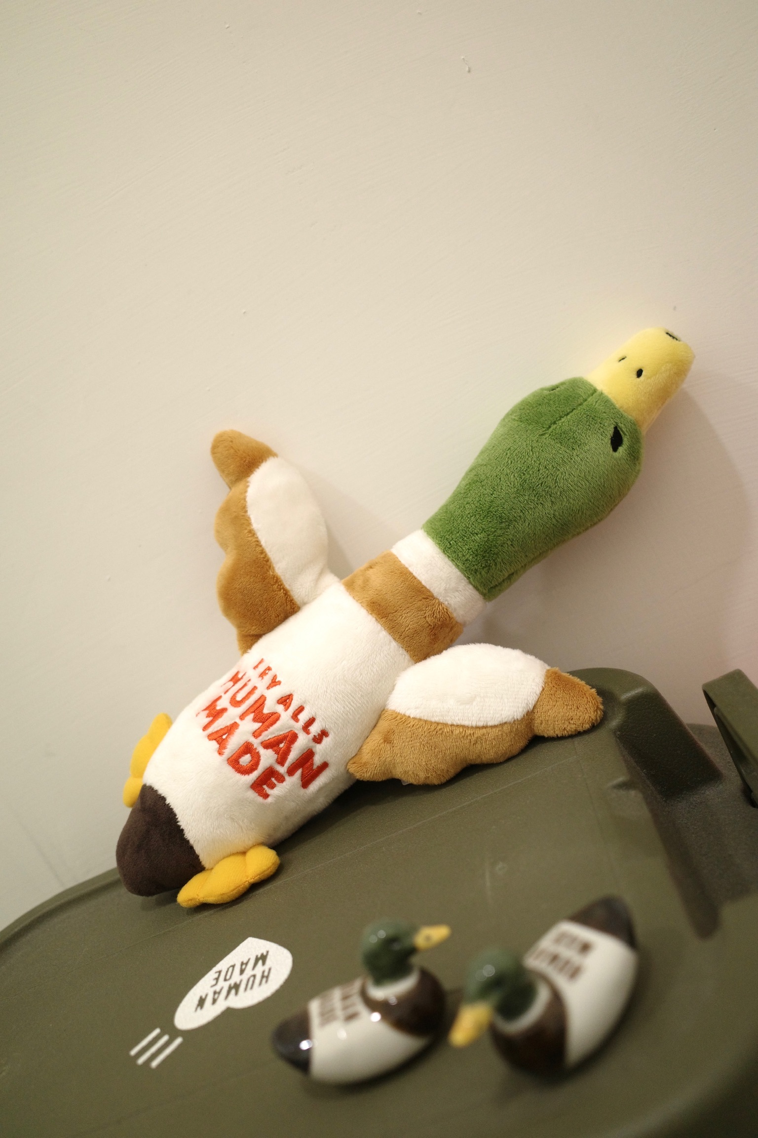 HUMAN MADE 會叫的飛鴨 玩偶