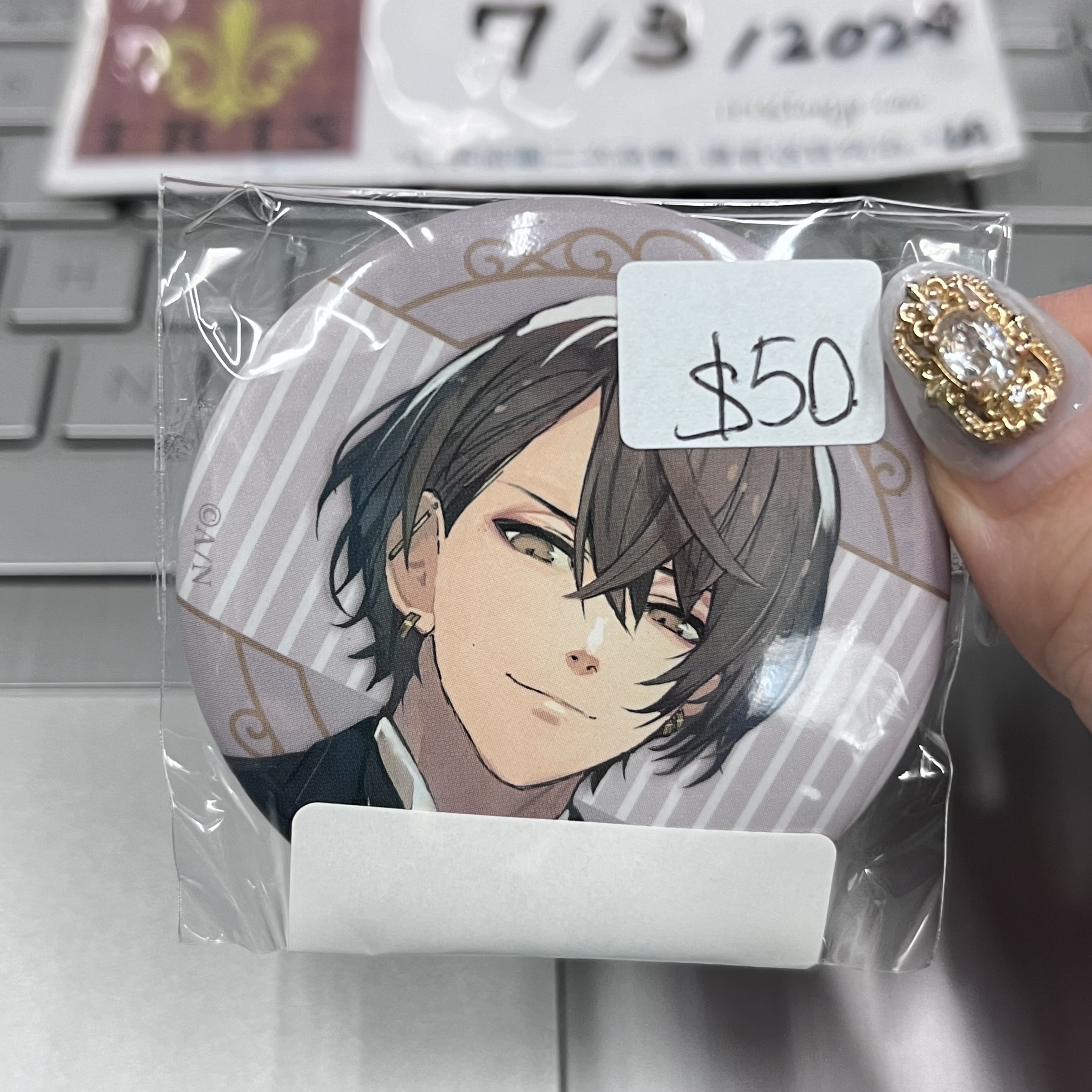 彩虹社 加賀美 襟章 rm