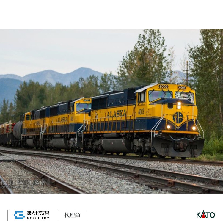 KATO 176-6410 (N) EMD SD70MAC Alaska Railroad #4003