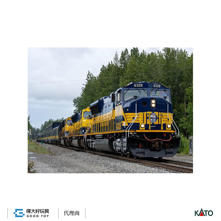 KATO 176-6412 (N) EMD SD70MAC Alaska Railroad #4328 Alaska Railroad 100 Years