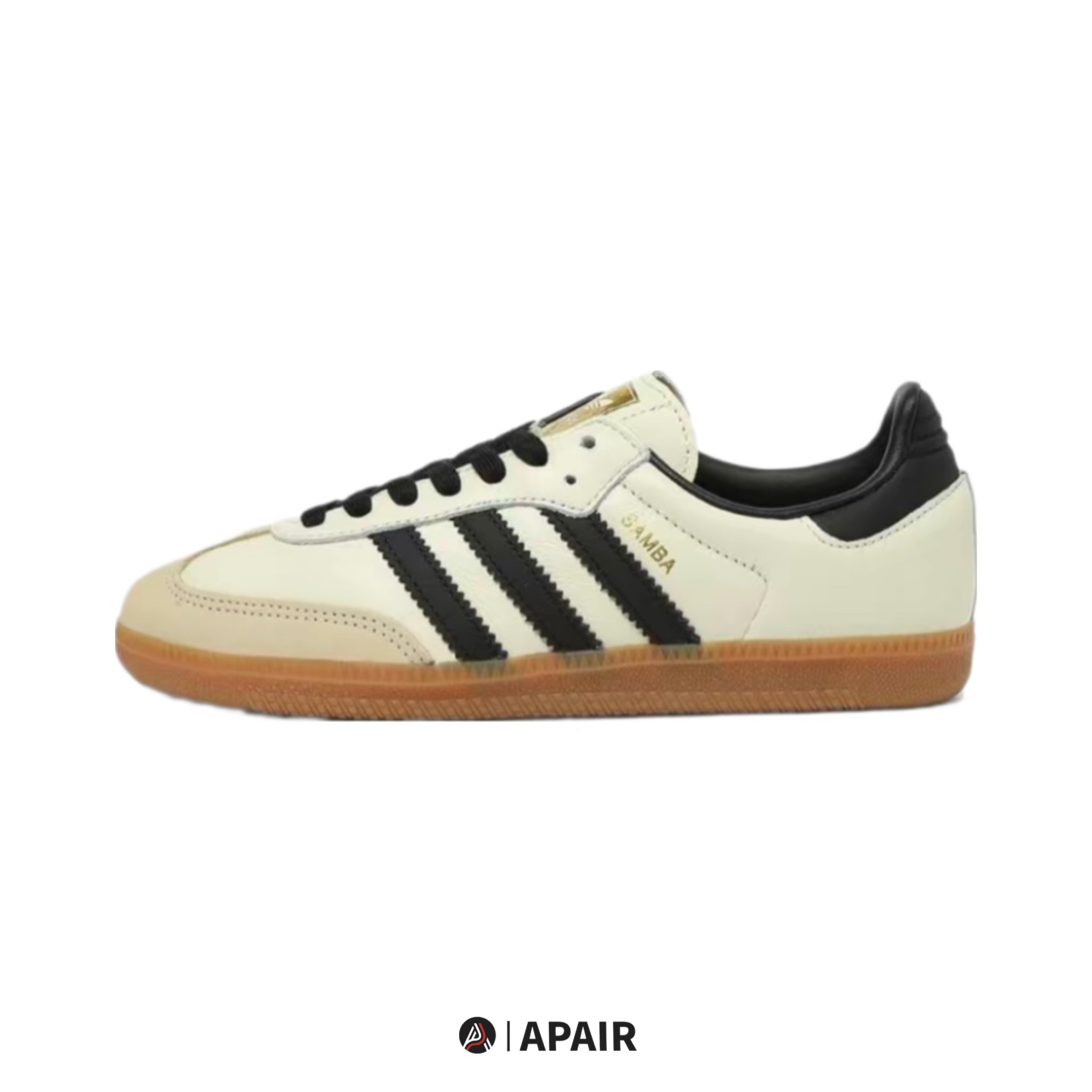 【APAIR】預購 Adidas Originals Samba OG 板鞋 米黑金 ID0478