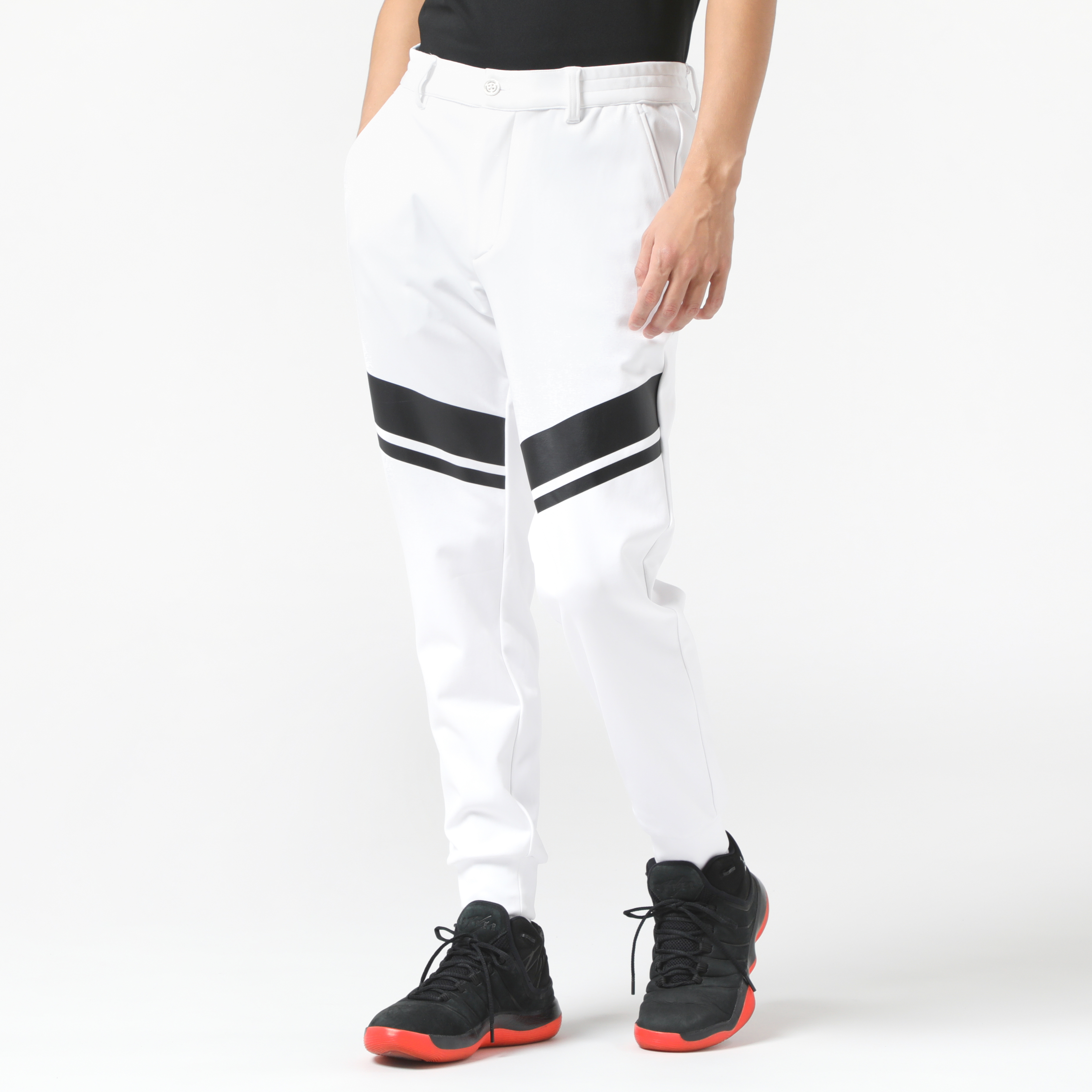 男士 彈性線條長褲