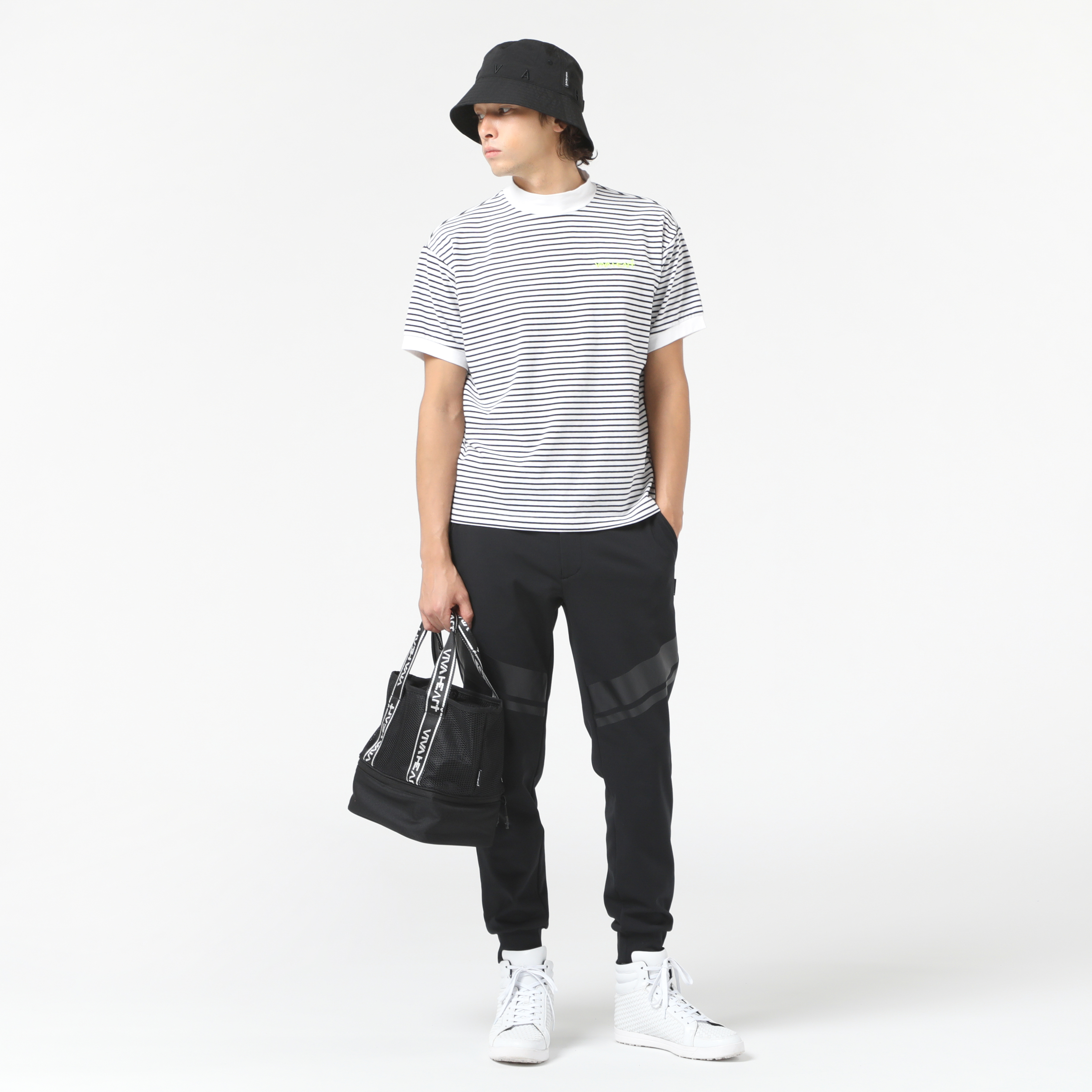 男士-棉質小高領短袖