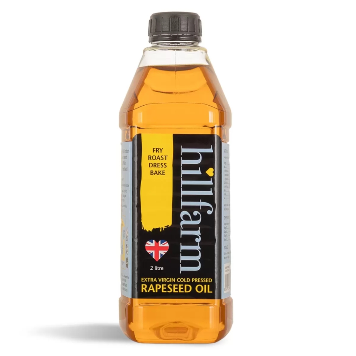 英國製Hillfarm特級初榨冷壓菜籽油，2L