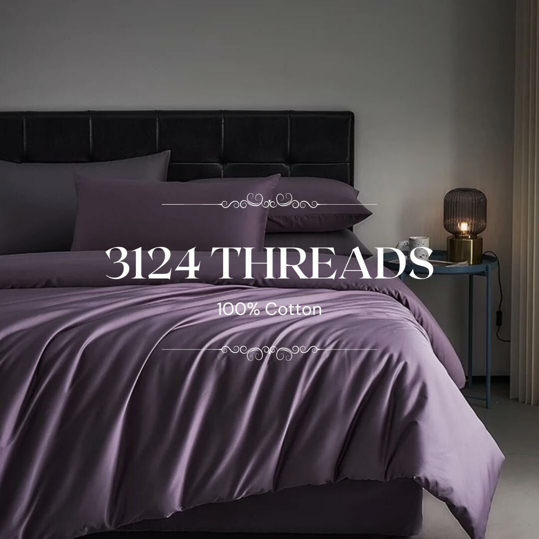 Black Smith - 3124 針埃及棉LoveBird床品套裝(薰衣草_單人/雙人/加大/特大)