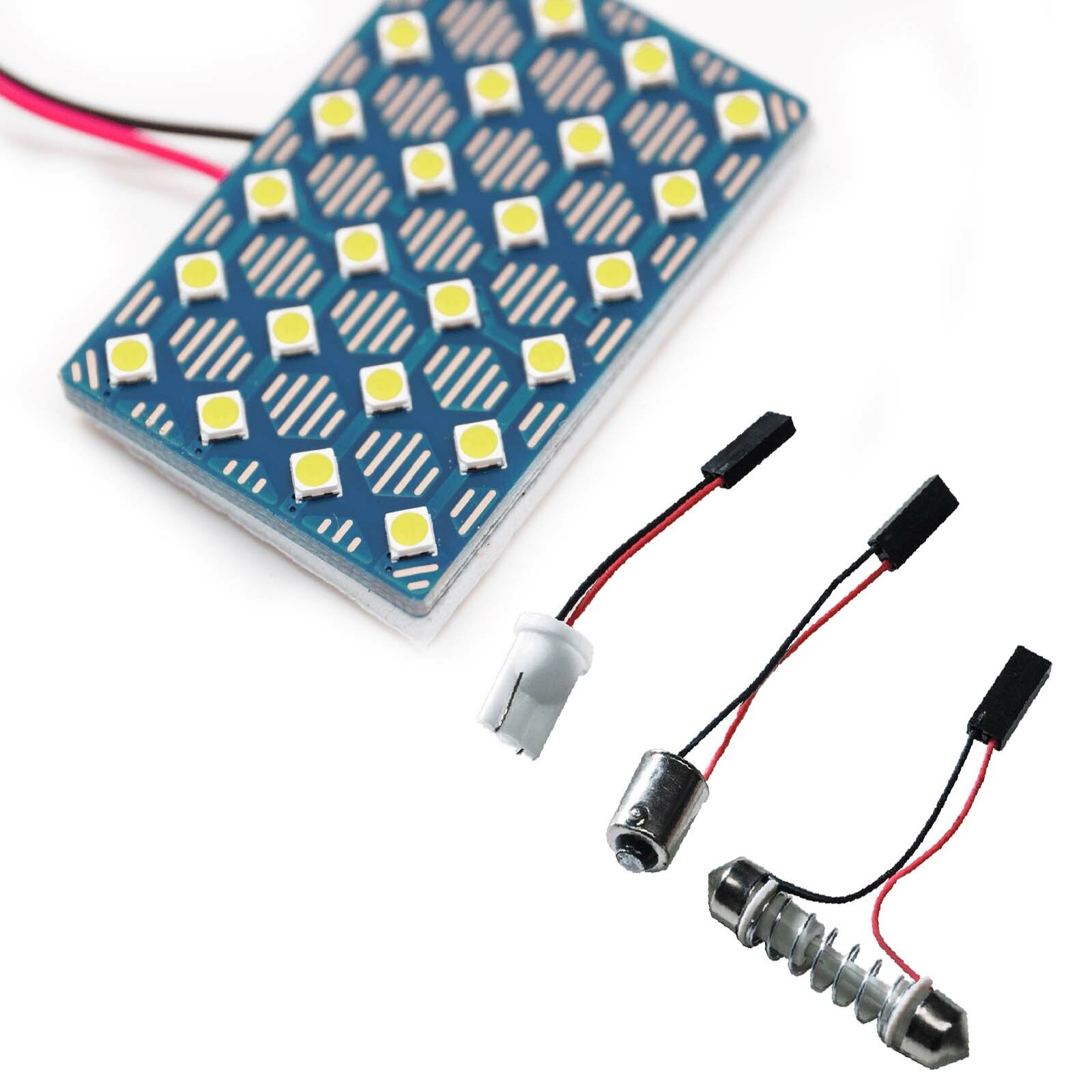 【PA LED】雙尖 T10 BA9S 24晶 3030 SMD LED 超白光 燈板 室內燈 閱讀燈