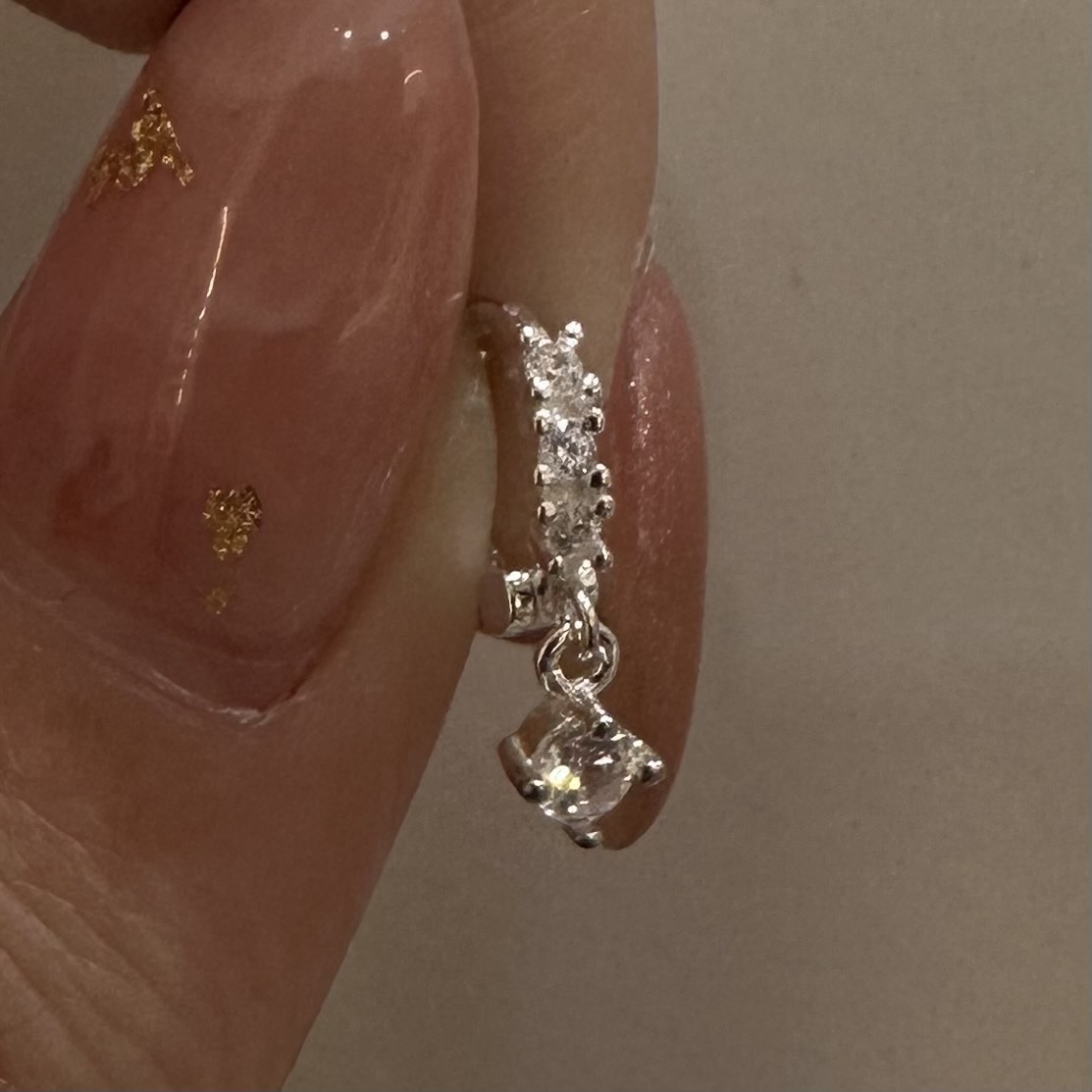 K47排鑽垂吊極小圈純銀易扣