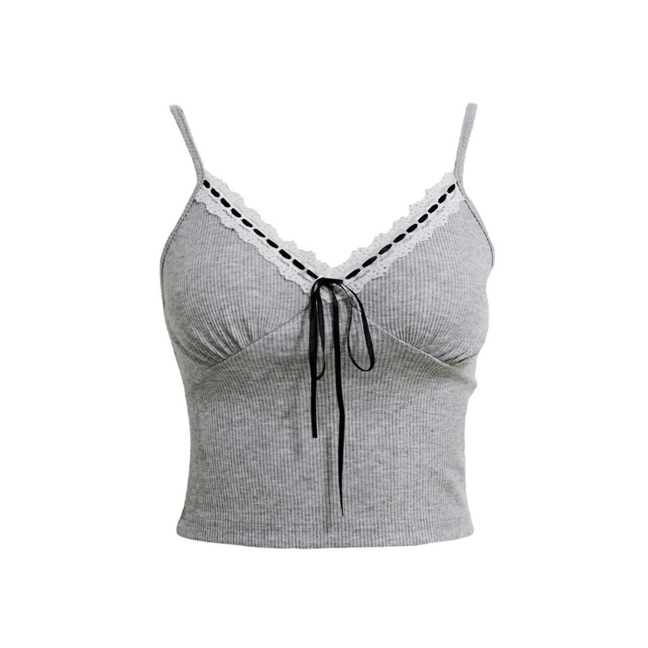 [PROJECT WAVE] TIED LACE SLEEVELESS T