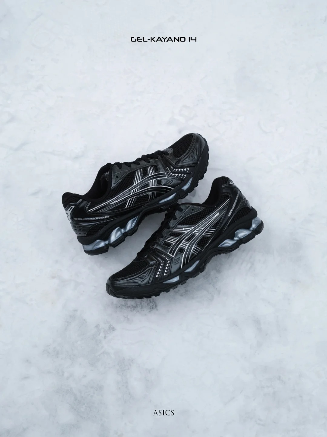 【代購】Asics Gel-Kayano 14 "Black Silver" 黑銀