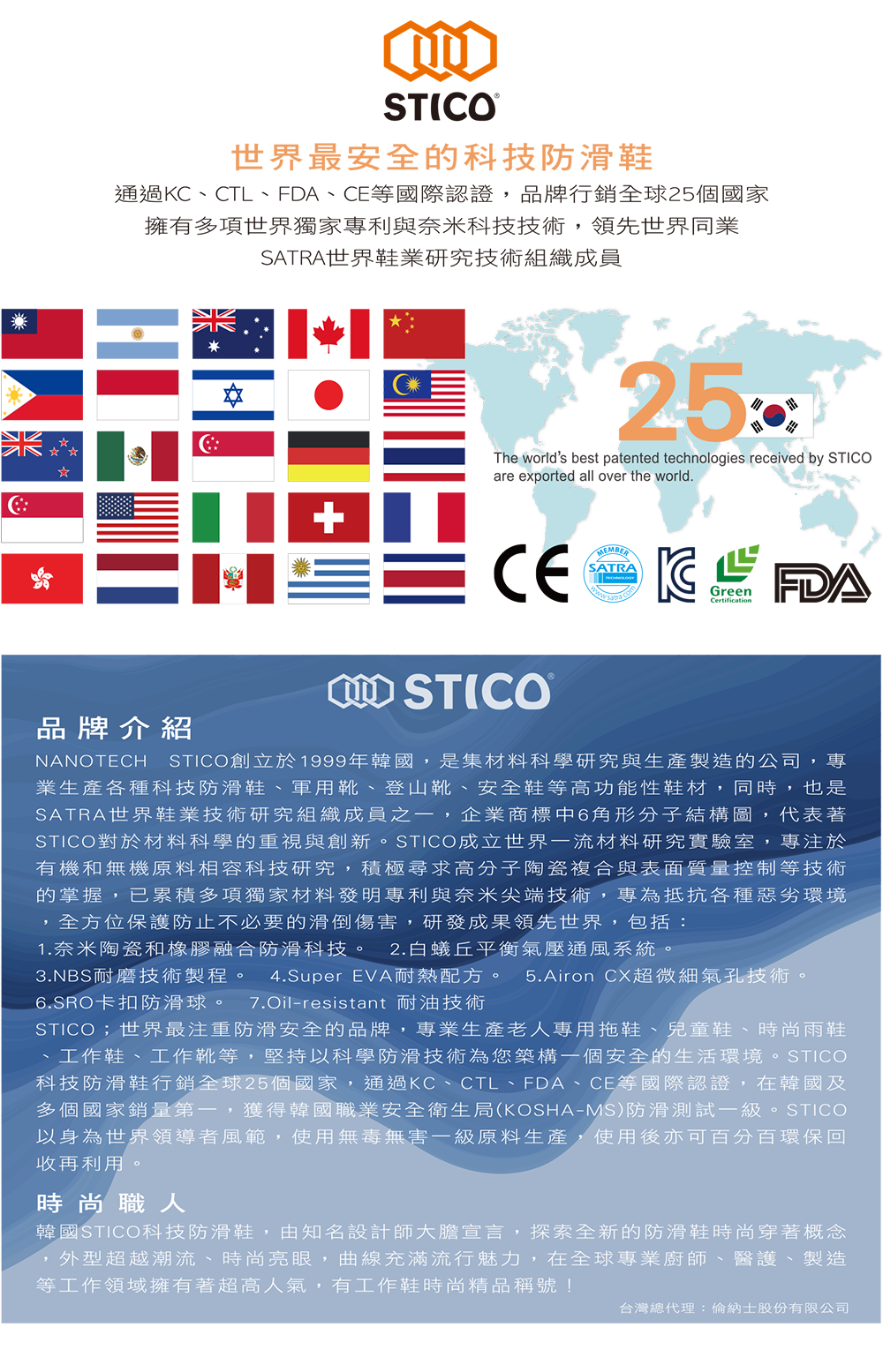 STICO 防滑安全拖鞋