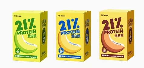 初吉香蕉蛋白棒夾心麵包 (195g*3款口味各1盒, 每盒65gx9條)