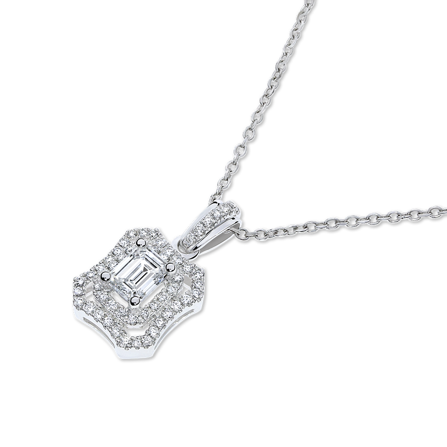 光之穹頂 — GIA50分鑽石項鍊