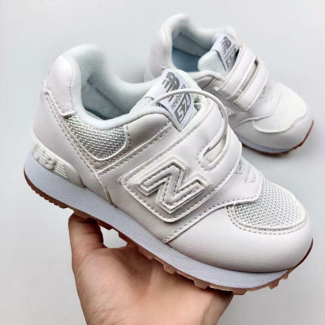 👧🏻🧒🏻NB574純白返學鞋👣