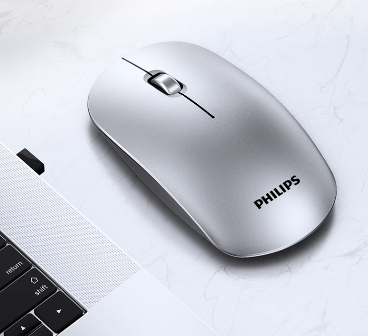 飛利浦無線滑鼠(充電版 - 黑色或白色 - 0.048kg)
