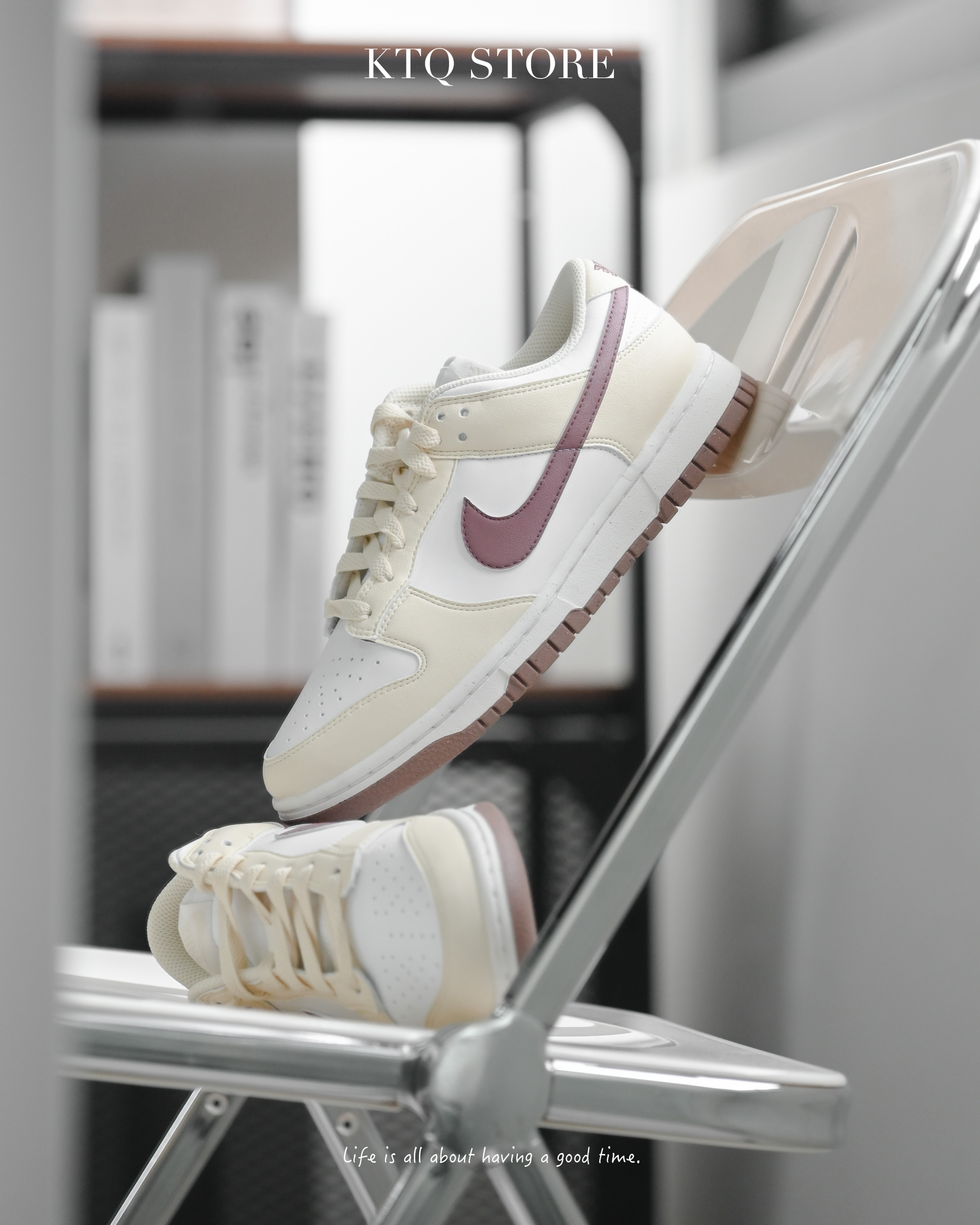 KTQ STORE ‧ NIKE DUNK LOW 櫻桃奶油 紅棕 奶油色 焦糖底 女鞋 DD1873-103