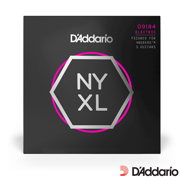 DAddario NYXL 0984SB Nickel Wound 8弦 Strandberg 專用弦 電吉他弦 公司貨