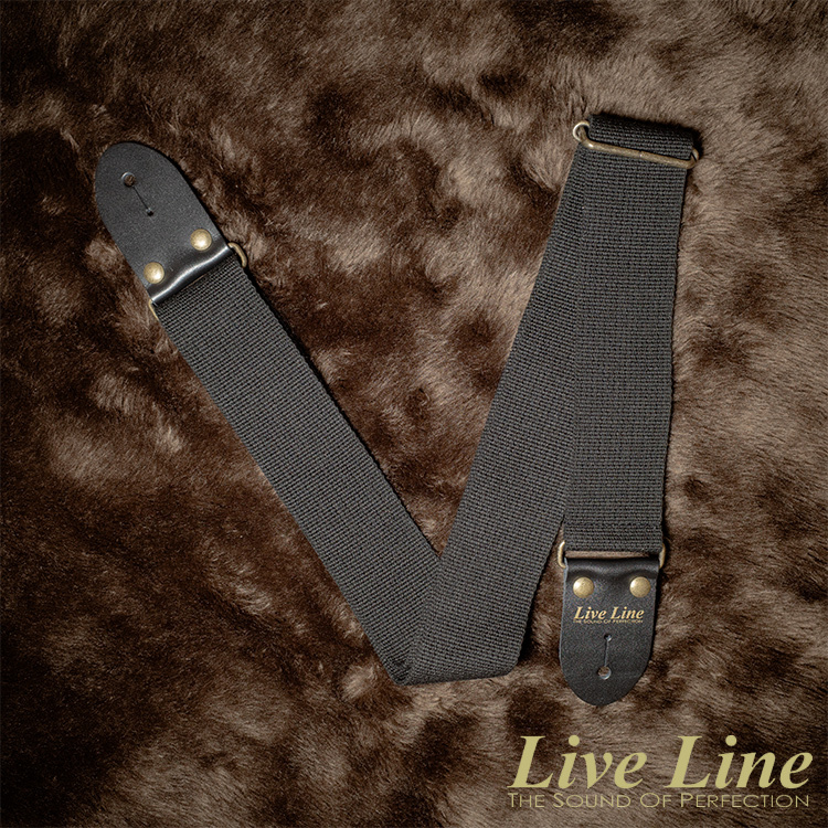日本製造 Live Line 壓克力混紡 LS1800CBK 吉他 背帶